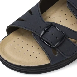 Ciabatte sanitarie Donna blu con soletta in pelle antishock Fly Flot