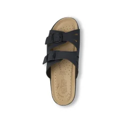 Ciabatte sanitarie Donna blu con soletta in pelle antishock Fly Flot