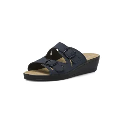 Ciabatte sanitarie Donna blu con soletta in pelle antishock Fly Flot