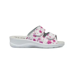 Ciabatte sanitarie Donna con soletta in Pelle e strappo Italia Trend