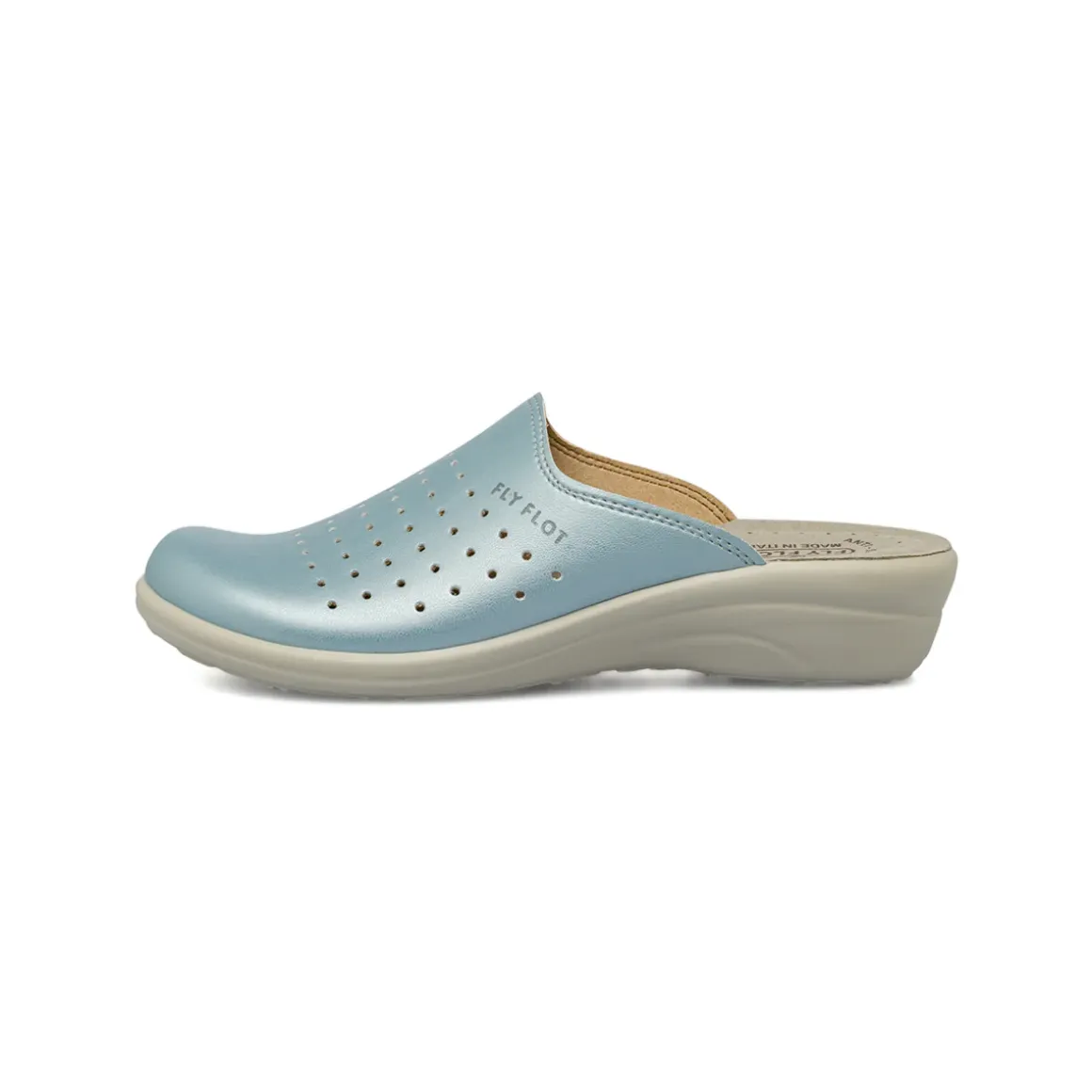 Ciabatte sanitarie traforate da Donna azzurro Fly Flot