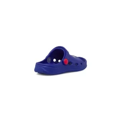 Ciabatte tipo sabot blu da Bambino con cinturino e stampa Spiderman