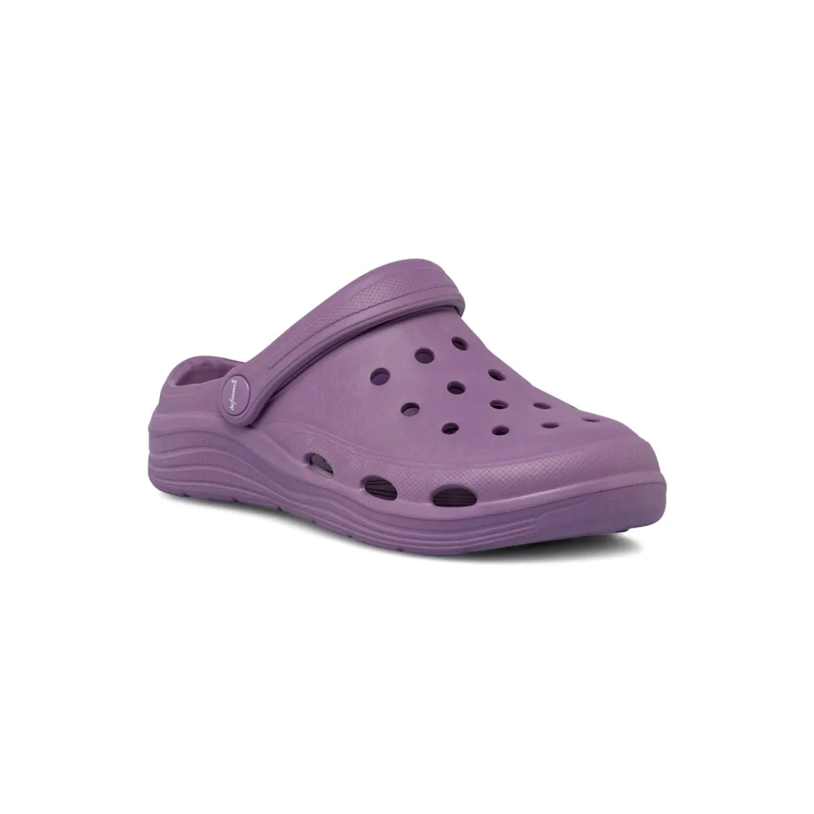 Ciabatte tipo sabot viola da Donna con cinturino mobile De Fonseca