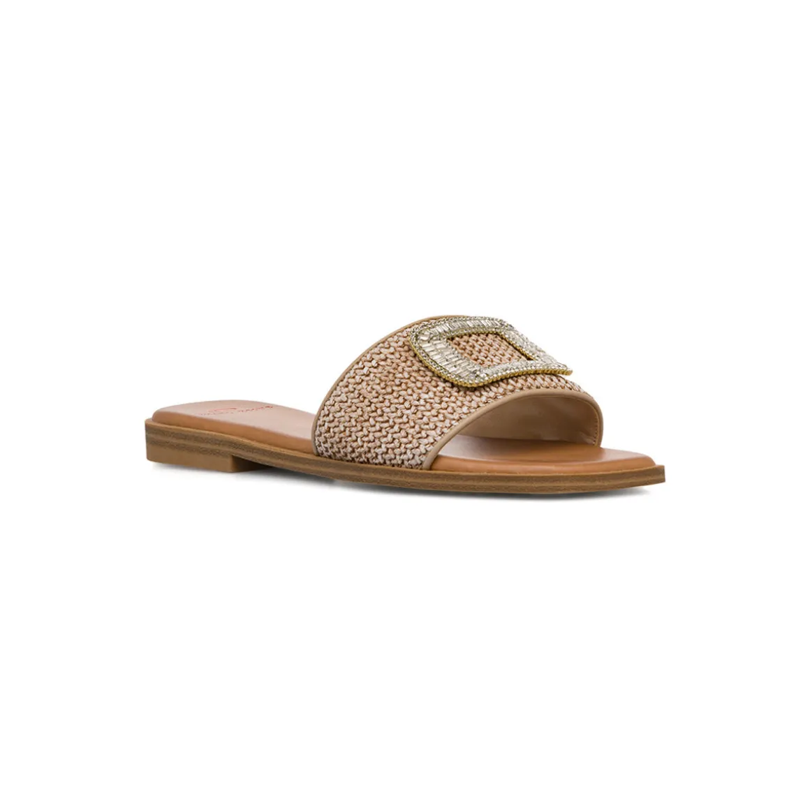 Ciabattine Taupe da Donna con fibbia gioiello Swish Jeans