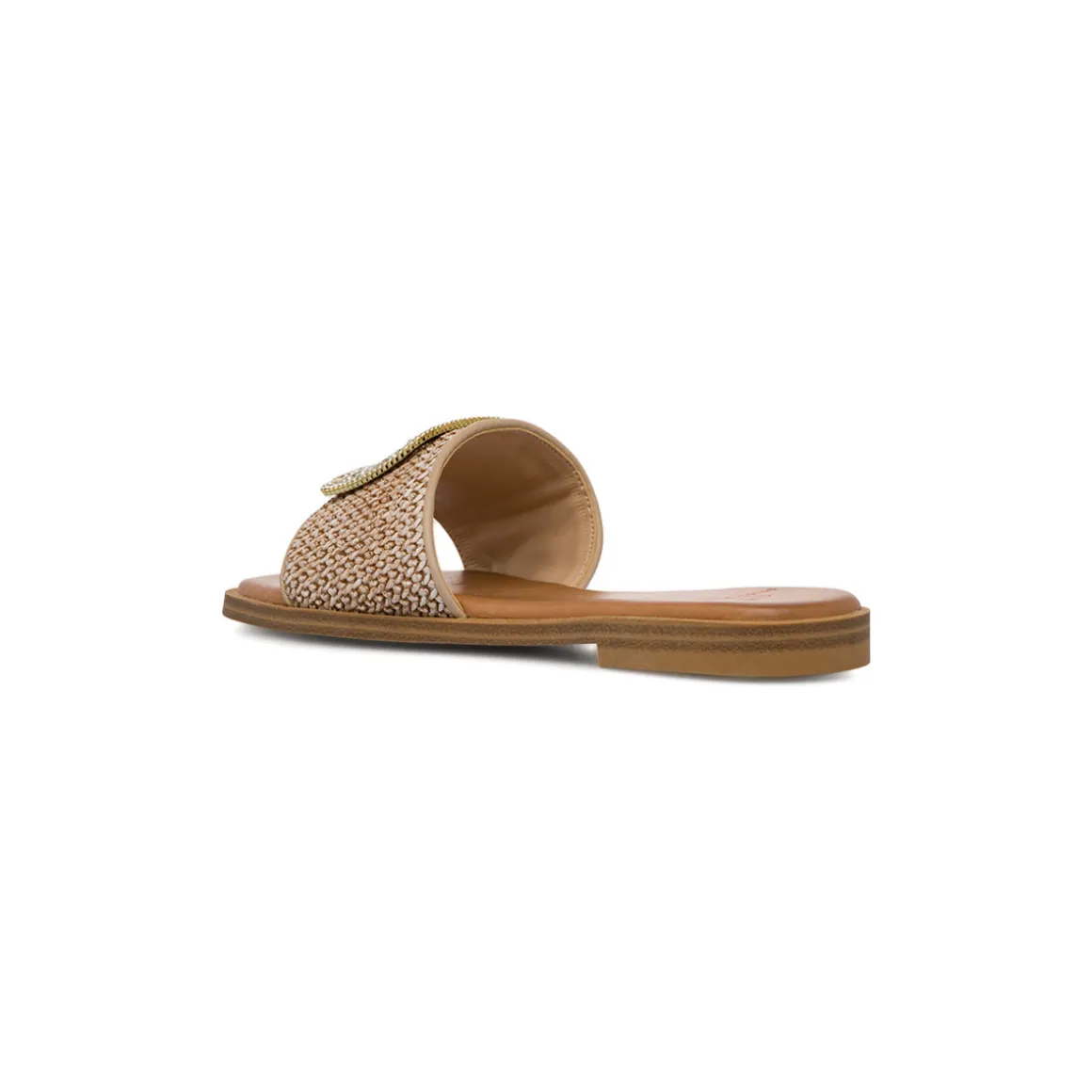 Ciabattine Taupe da Donna con fibbia gioiello Swish Jeans