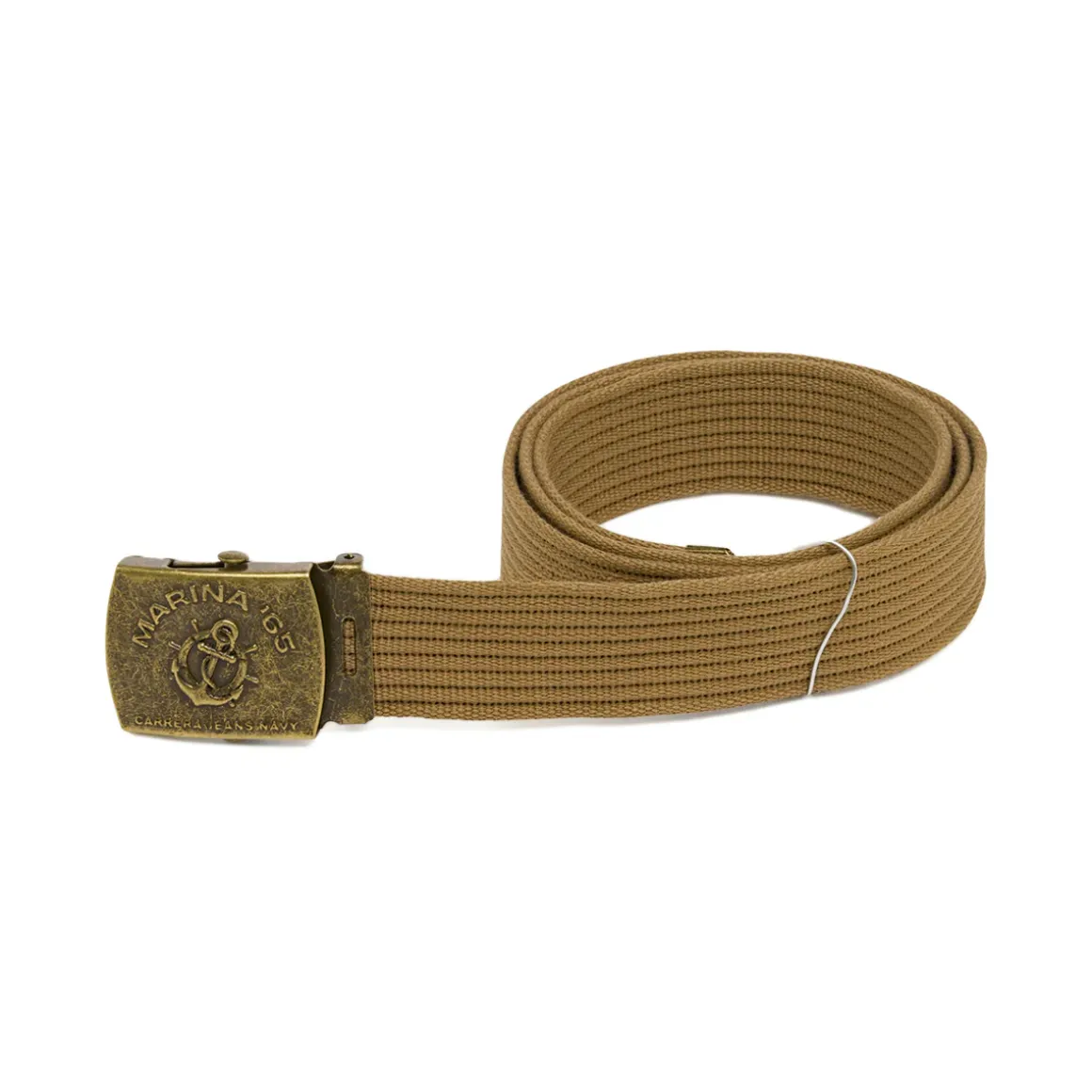 Cintura Beige Uomo in tessuto con fibbia stile vintage Carrera Jeans