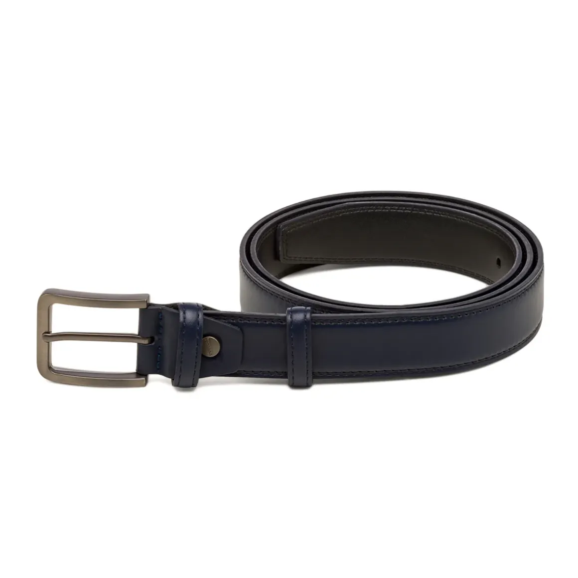 Cintura blu da Uomo in pelle con fibbia in metallo Carrera Jeans