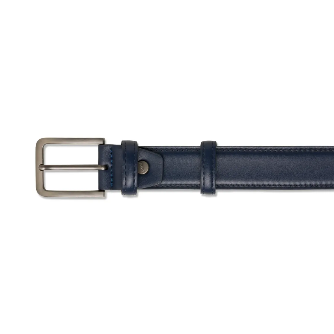 Cintura blu da Uomo in pelle con fibbia in metallo Carrera Jeans