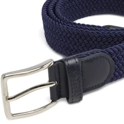 Cintura blu da Uomo intrecciata ed elastica Carrera Jeans