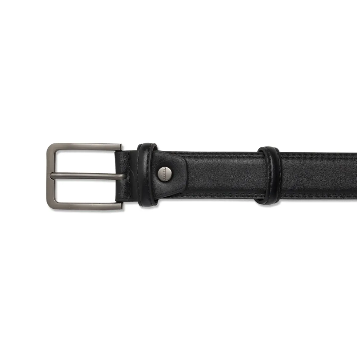 Cintura classica da Uomo nera con fibbia satinata Carrera Jeans