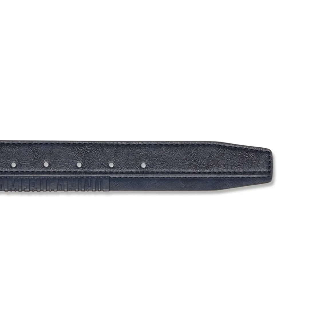Cintura da Uomo Blu con Fibbia Rettangolare Americanino