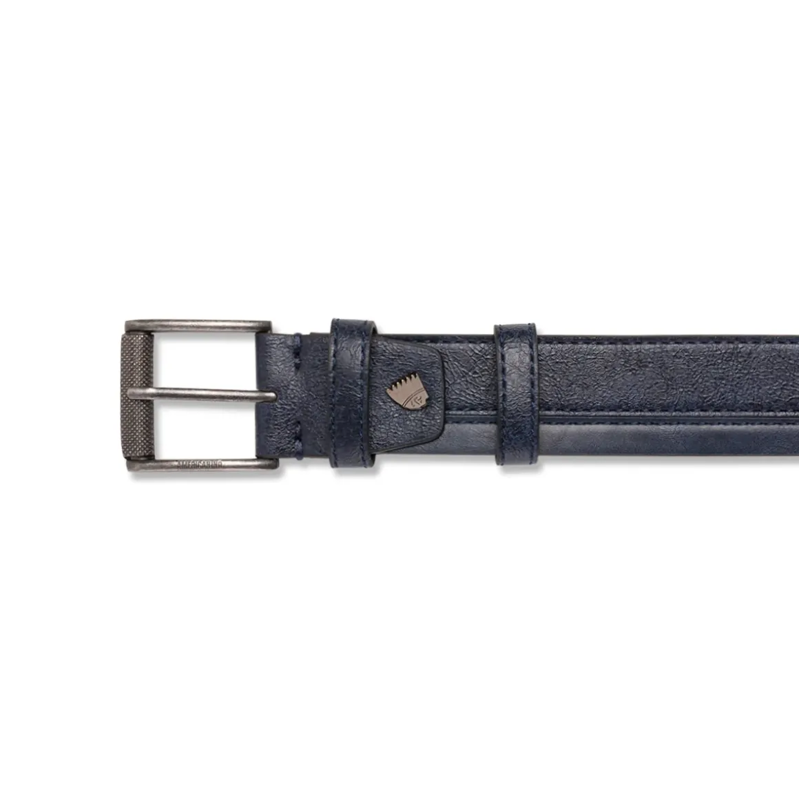 Cintura da Uomo Blu con Fibbia Rettangolare Americanino