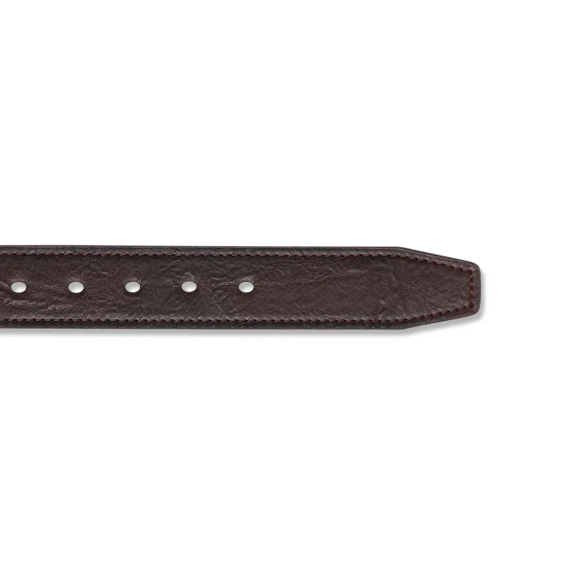 Cintura da Uomo Marrone con Fibbia Gunmetal Carrera