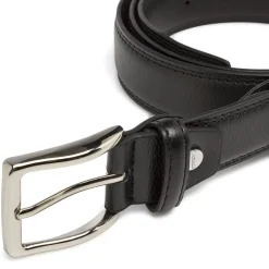 Cintura da Uomo Nera con dettagli impunturati Carrera Jeans