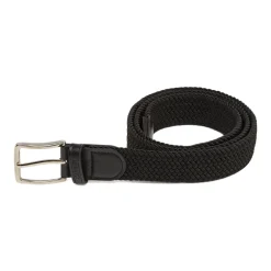 Cintura intrecciata da Uomo nera in tessuto elastico Carrera Jeans