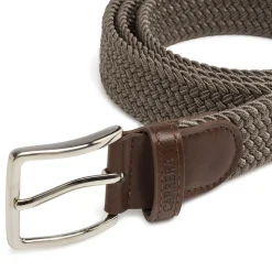 Cintura intrecciata Taupe da Uomo in tessuto elastico Carrera Jeans