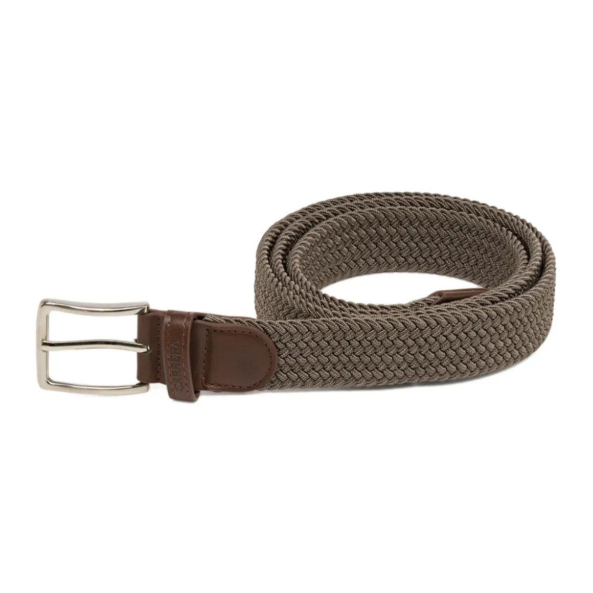 Cintura intrecciata Taupe da Uomo in tessuto elastico Carrera Jeans