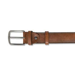 Cintura Marrone Cognac da Uomo Carrera con fibbia in metallo
