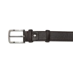 Cintura marrone da Uomo con texture martellata Carrera Jeans