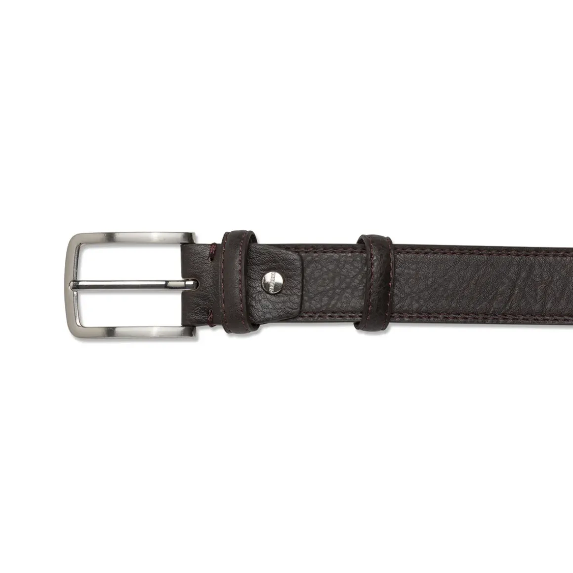 Cintura marrone da Uomo con texture martellata Carrera Jeans