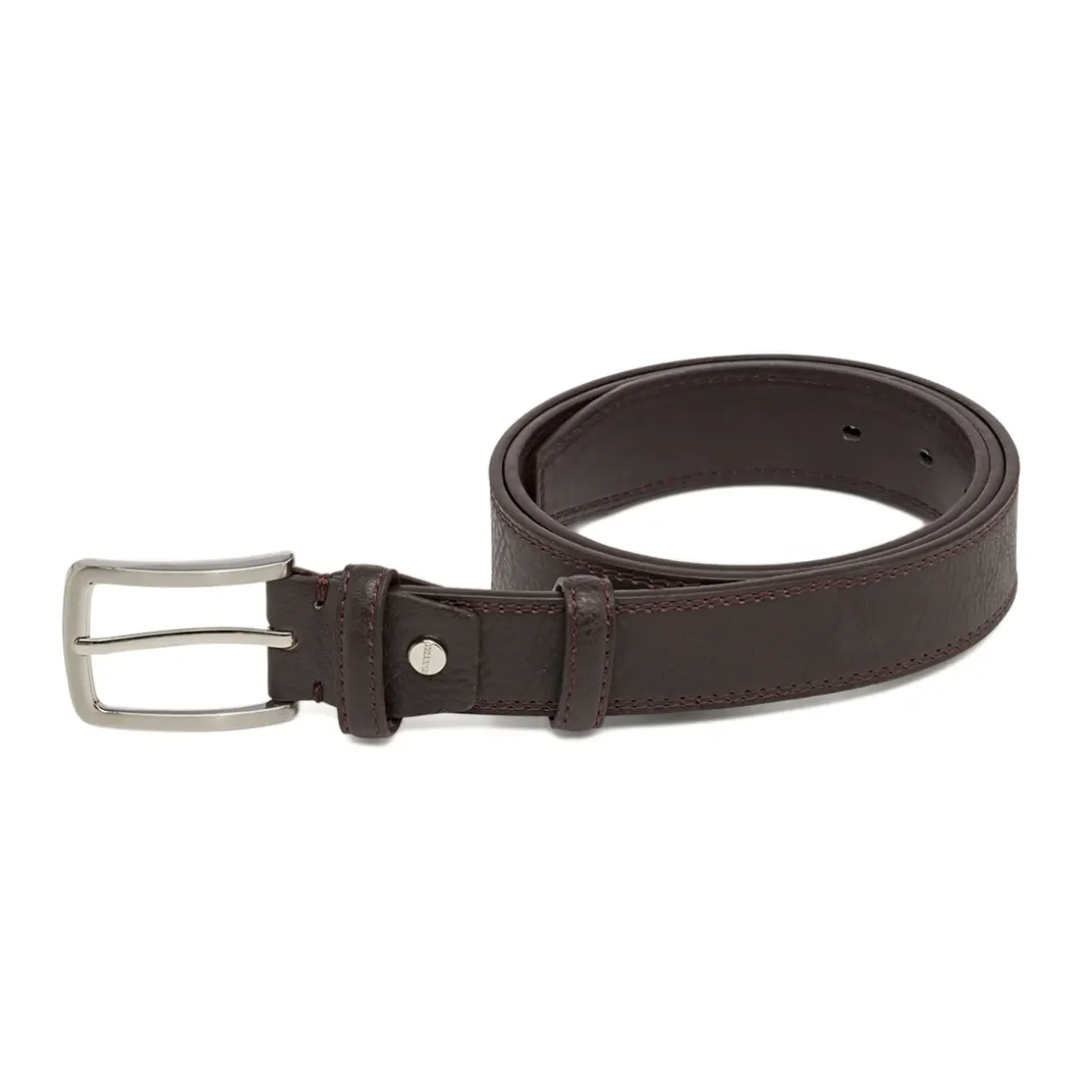 Cintura marrone da Uomo con texture martellata Carrera Jeans