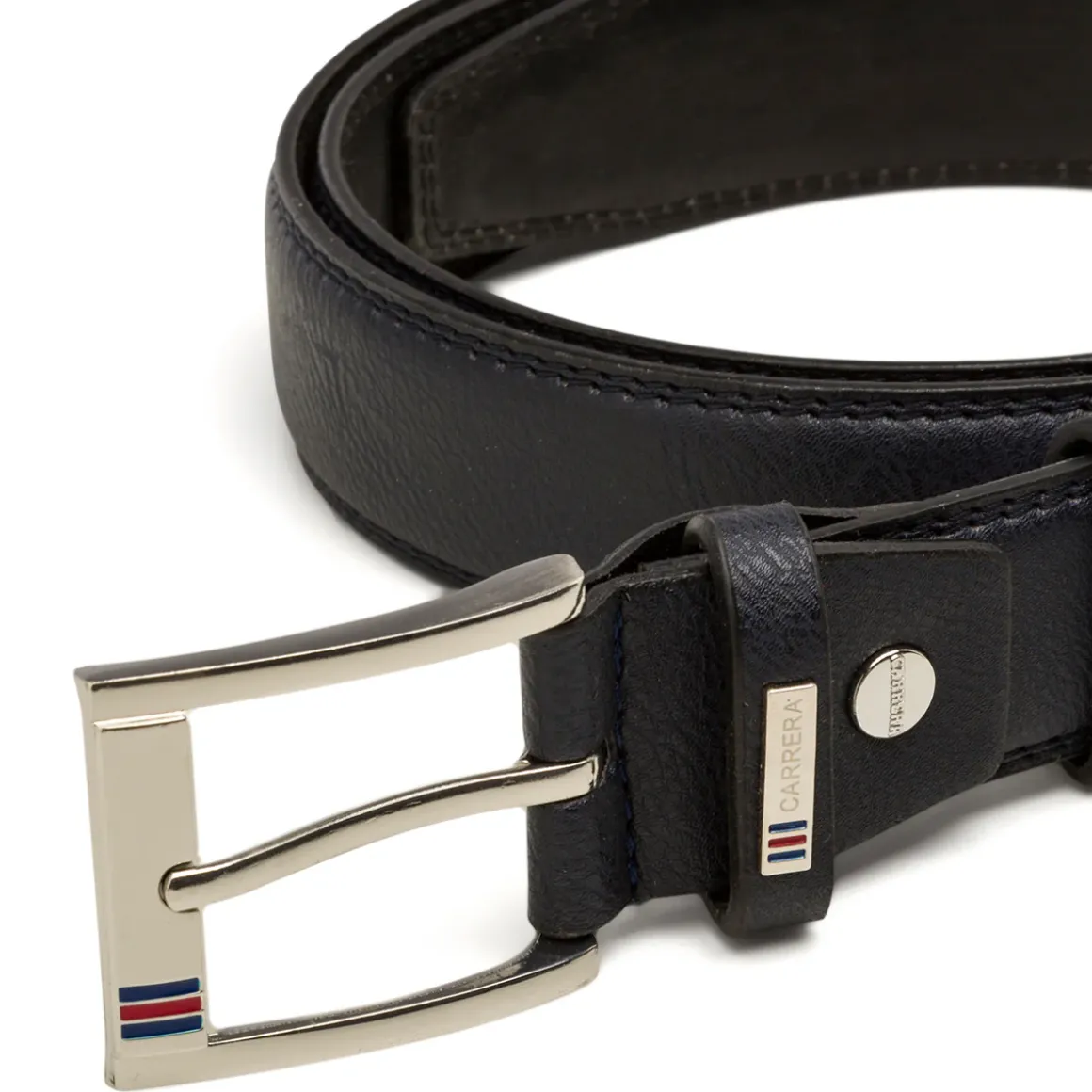Cintura navy da Uomo con fibbia con dettaglio in contrasto Carrera Jeans
