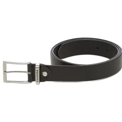 Cintura nera da Uomo Carrera con Texture a Puntini
