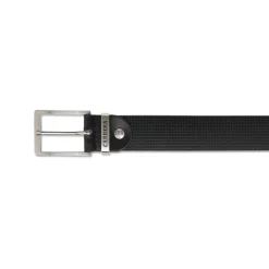 Cintura nera da Uomo Carrera con Texture a Puntini