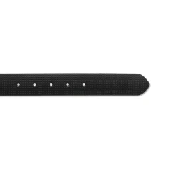 Cintura nera da Uomo Carrera con Texture a Puntini