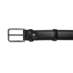 Cintura nera da Uomo in pelle con fibbia metallica Carrera Jeans