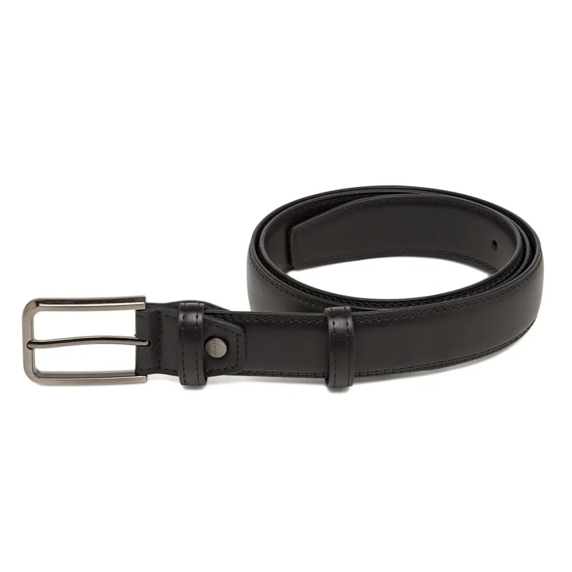 Cintura nera da Uomo in pelle con fibbia metallica Carrera Jeans