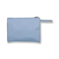Clutch Azzurra da Donna con stampa logo all-over Dimensione Danza