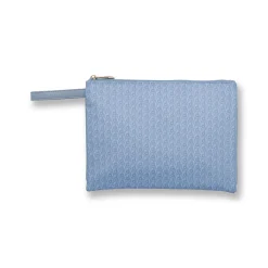 Clutch Azzurra da Donna con stampa logo all-over Dimensione Danza
