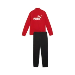 Completo Tuta sportiva rosso e nero da Ragazzo Poly Suit B Puma
