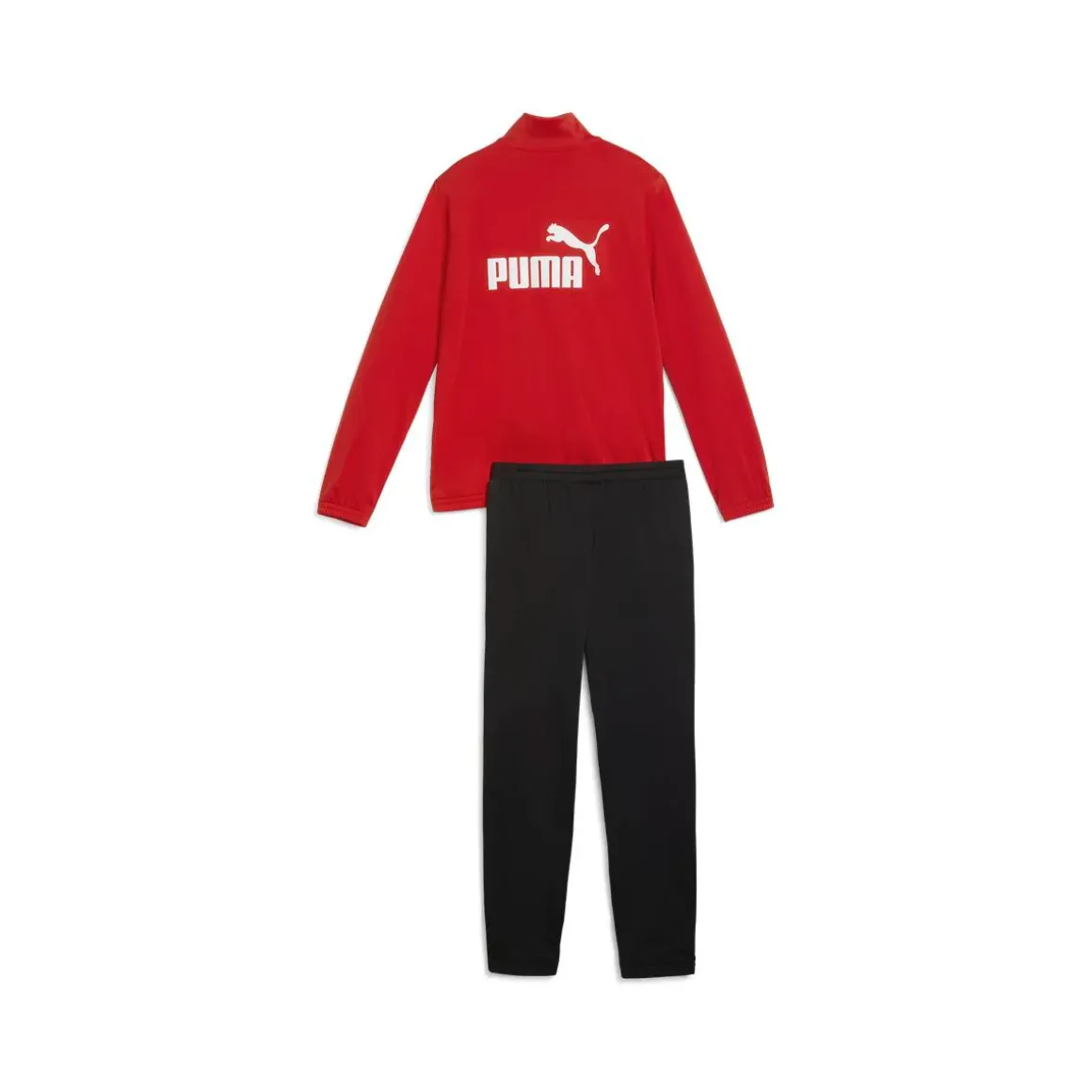Completo Tuta sportiva rosso e nero da Ragazzo Poly Suit B Puma