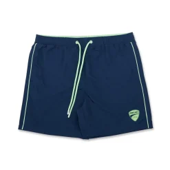 Costume da bagno Blu da Bambino e Ragazzo con dettagli verde acqua e logo Ducati
