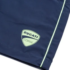 Costume da bagno Blu da Bambino e Ragazzo con dettagli verde acqua e logo Ducati