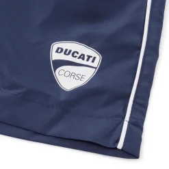 Costume da bagno blu da Uomo con profili bianchi Ducati Corse