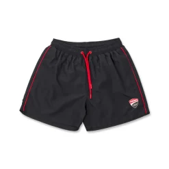Costume da bagno neri da Uomo sportivi con logo Ducati Corse