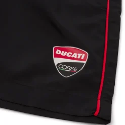Costume da bagno neri da Uomo sportivi con logo Ducati Corse