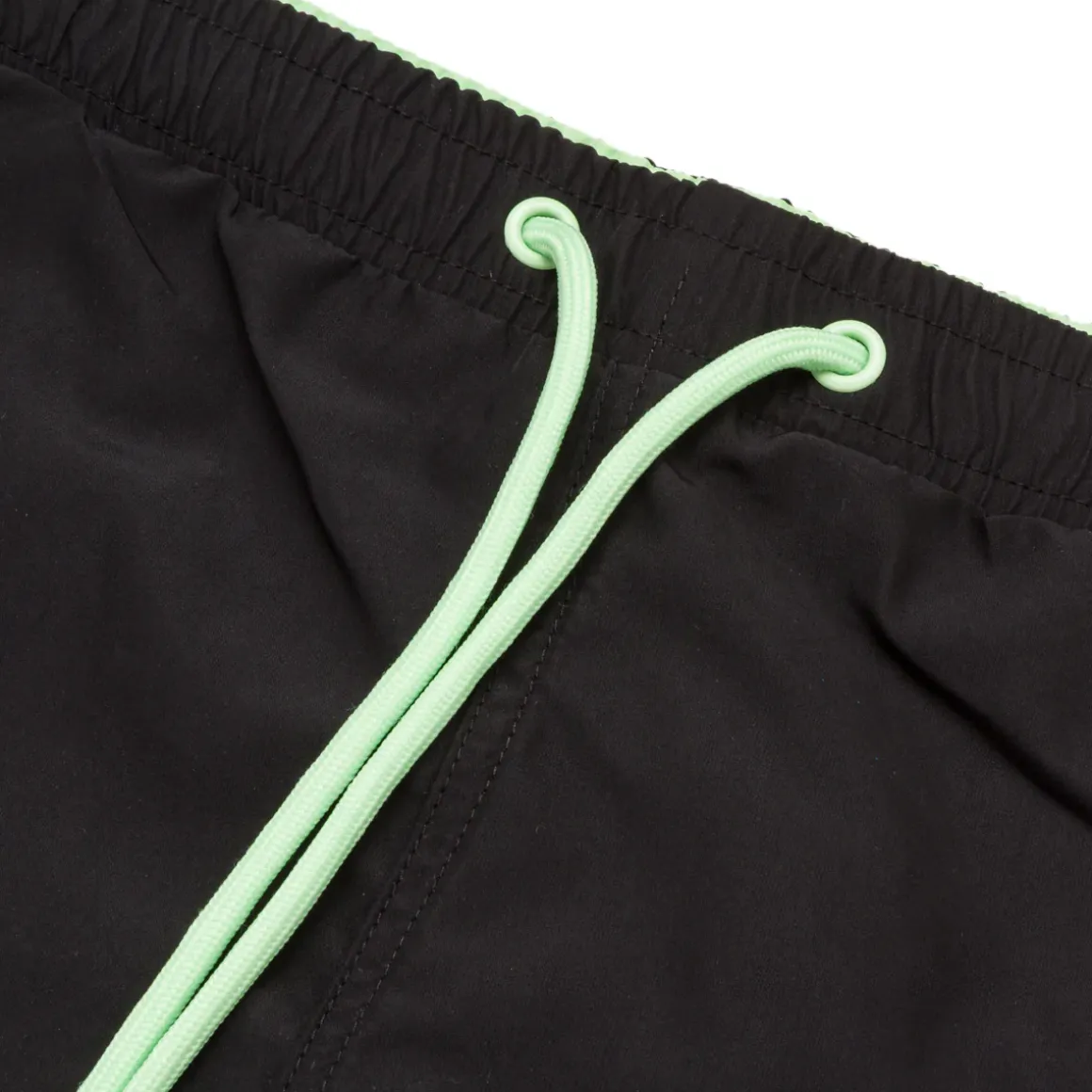 Costume da bagno nero da Bambino e Ragazzo con dettagli verde acqua e logo Ducati