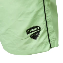 Costume da bagno Uomo Verde con elastico in vita e logo frontale Ducati Corse