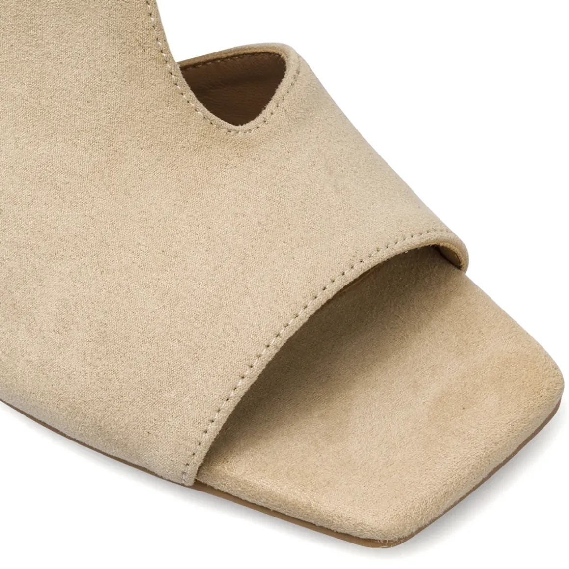 Décolleté Beige da Donna effetto scamosciato con tacco 8 cm Lora Ferres