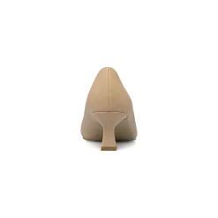 Décolleté da donna beige con tacco rocchetto 5,5 cm Lora Ferres