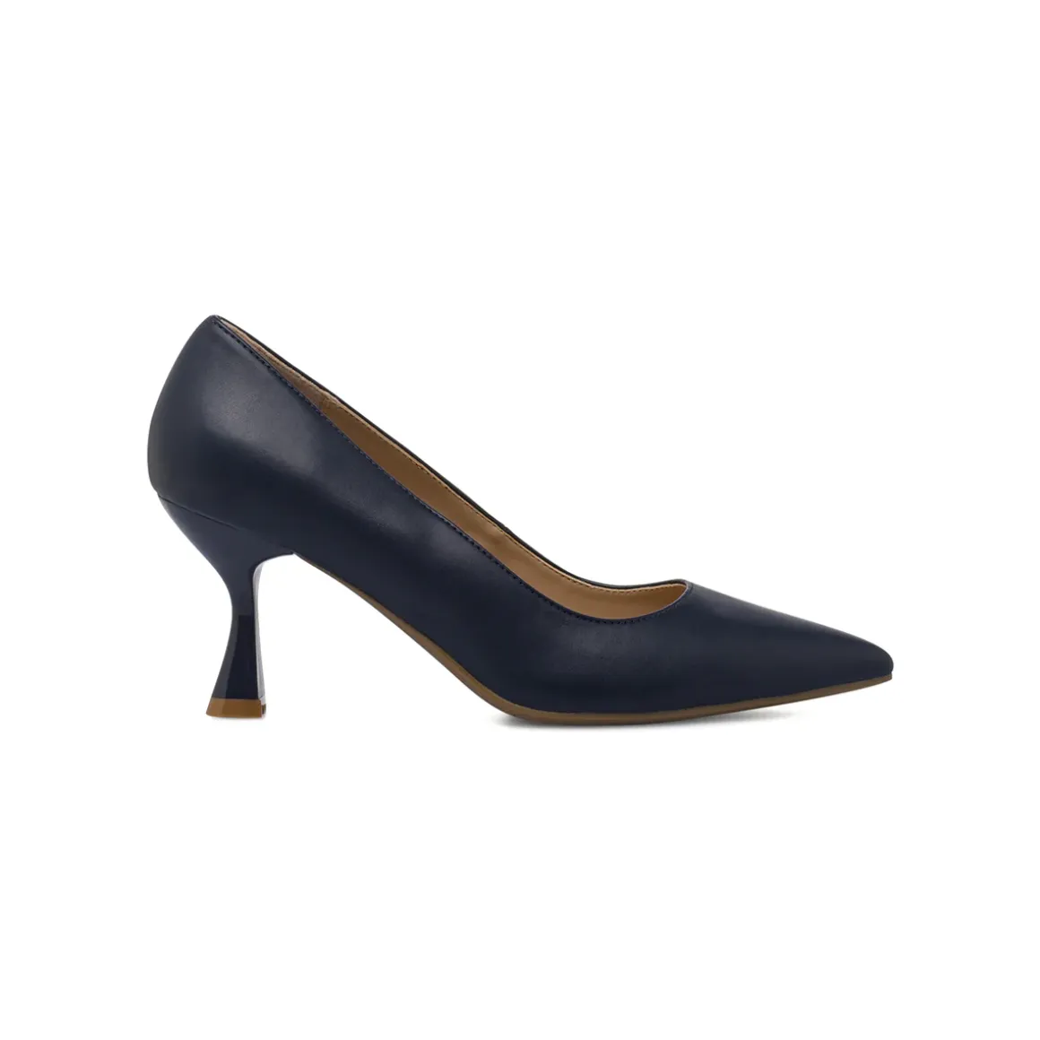 Décolleté da donna blu Lora Ferres con tacco a rocchetto 7,5 cm