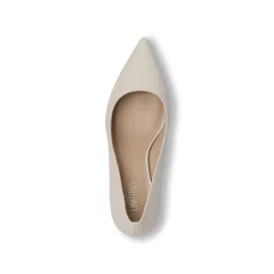 Décolleté da donna Lora Ferres bianco off-white con tacco 7,5 cm