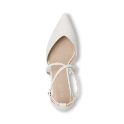 Décolleté da donna Lora Ferres bianche con cinturini e tacco 6 cm
