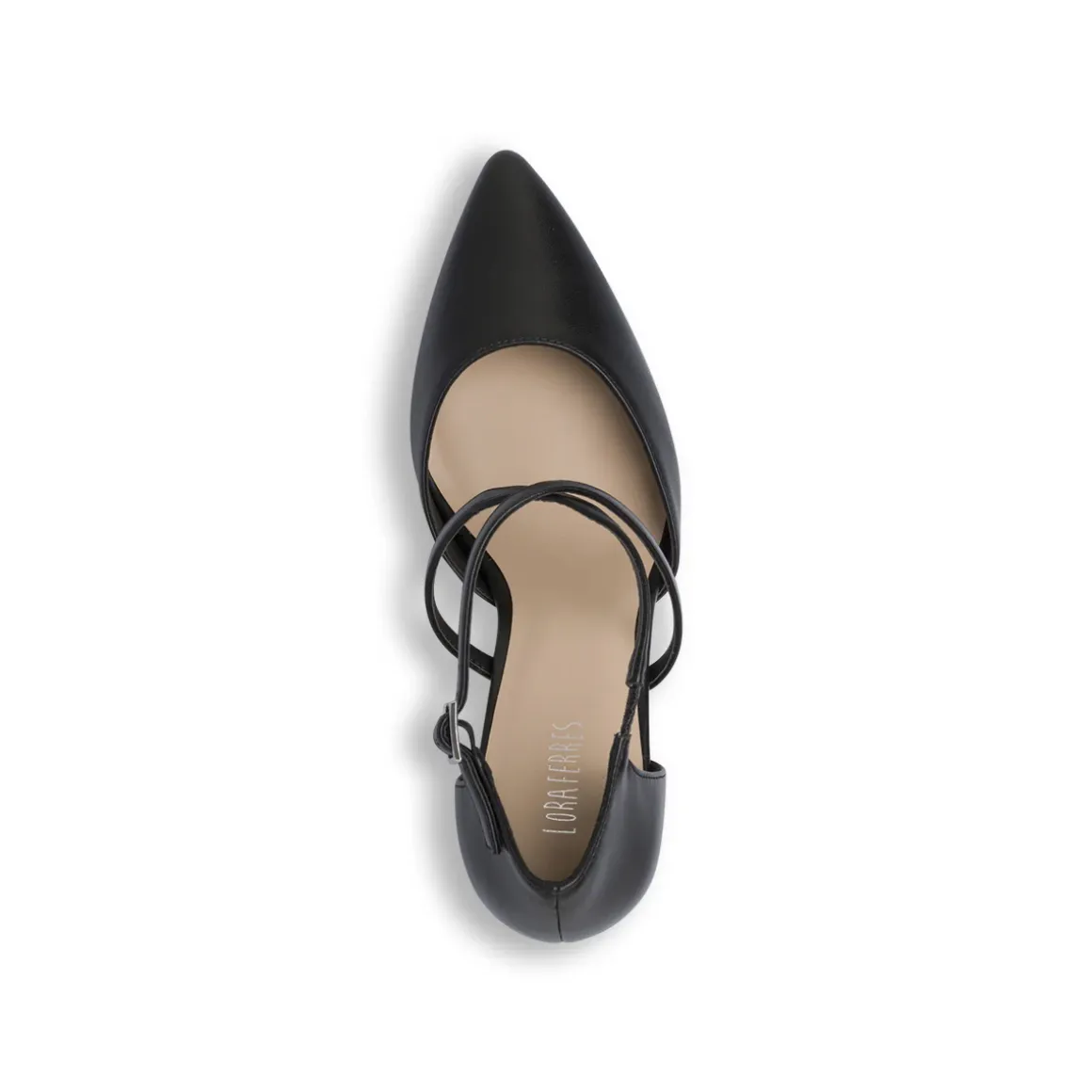 Décolleté da donna nere con tacco a spillo 9 cm Lora Ferres