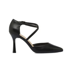 Décolleté da donna nere con tacco a spillo 9 cm Lora Ferres