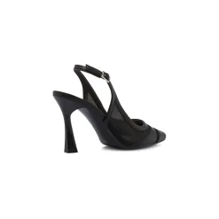 Décolleté da Donna nere in mesh con tacco 9 cm Swish Jeans